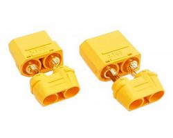 Роз’єм нейлоновий XT90 з ізолюючою насадкою (пара)