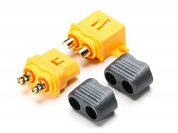 Разъем Amass XT60L с изолирующей насадкой (пара)