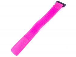 Ремінець (30см) для фіксації акумулятора на липучці (рожевий)