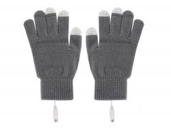Зимові рукавиці USB з підігрівом (сірі)