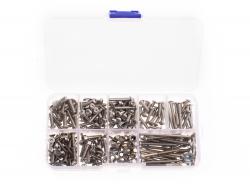Набір гвинтів з шестигранником і контргайок M2.5/М3/M4 (205шт)