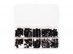 Набір нейлонових стійок і гайок з гвинтами М3 (180шт)