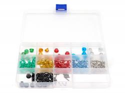 Набір кліпс з гайками М4 для автомоделей 1/10 / 1/12 (180шт)