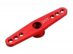 Алюмінієва качалка 25Т 47мм для сервомеханізмів (червона)
