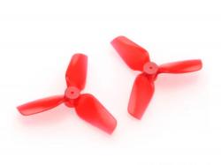 Комплект пропелерів HQProp 35мм-х3 червоні (вал 1.0мм)