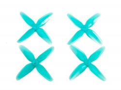 Комплект пропеллеров HQProp T3.1x3x4 голубые (вал 1.5мм)