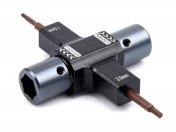 Викрутка шестигранник 1.5мм/2.0мм з гайковим ключом для пропелерів M5