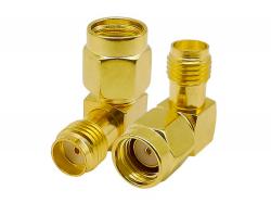 Перехідник кутовий з SMA (Female) на RP-SMA (Male)