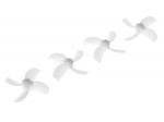 Комплект пропелерів BetaFPV 31мм білі (вал 1.0мм)