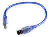 Кабель USB-USB Type B (300мм), Світлина 1