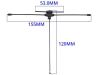 Антена Radiomaster Dual-Band T-Type UFL (2.4GHz/900MHz), Світлина 2